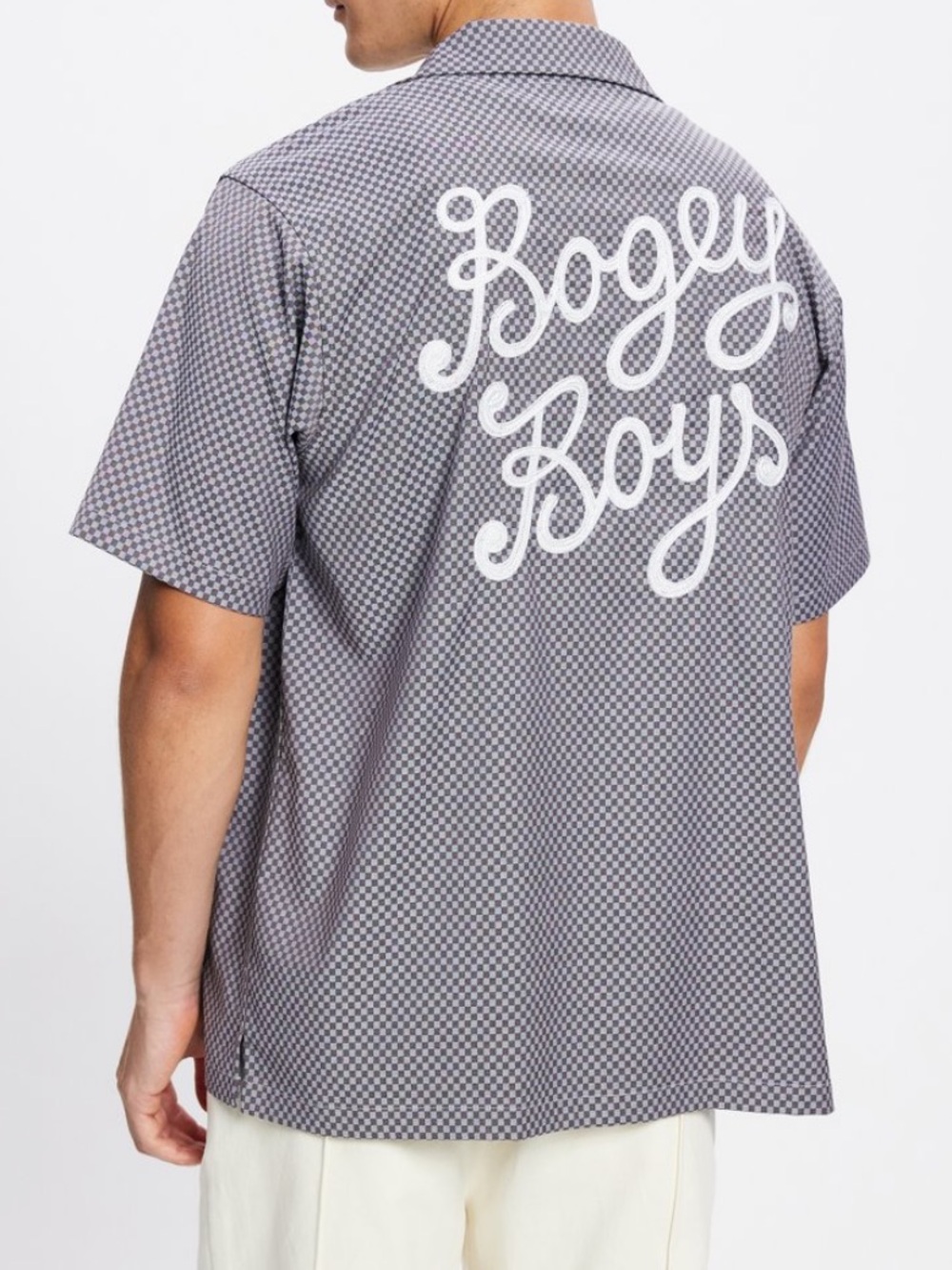 Bogey Boys Mini Checkered Button-Up